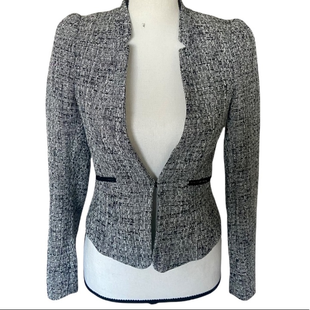 H&M Tweed Pattern Fit Blazer